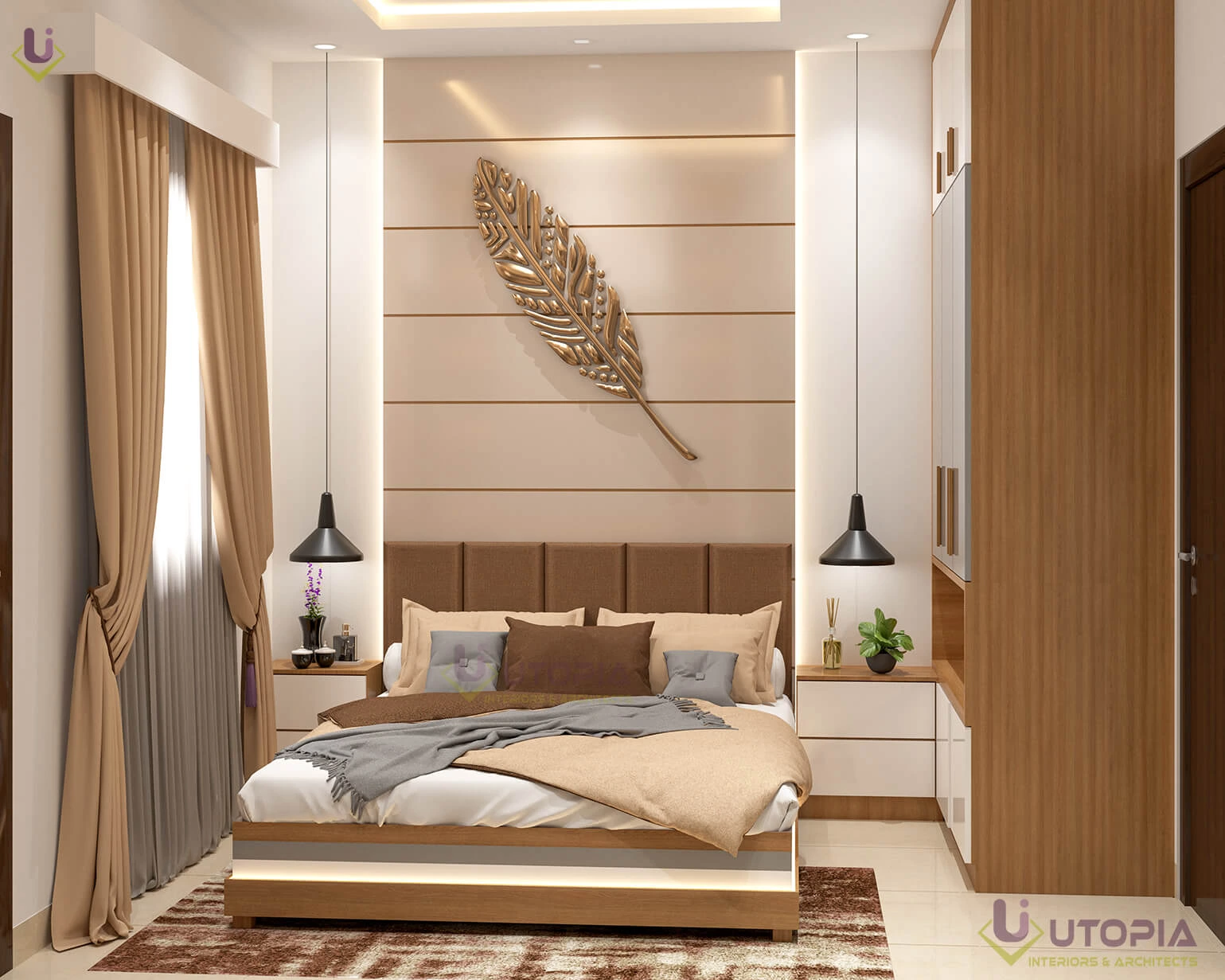 Utopia Interiors - Bedroom Interiors Designer Bangalore