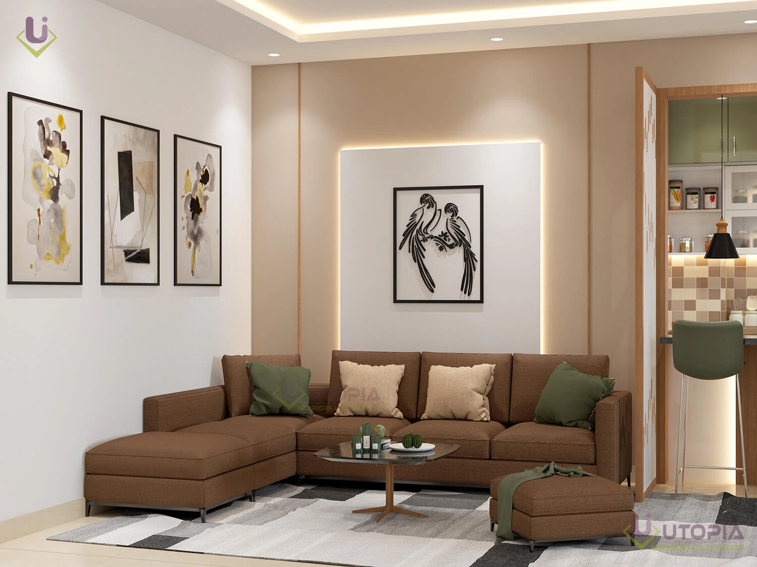 Utopia Interiors - Drawing Room Interior Designers